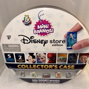 Zuru 5 Surprise Mini Brands Disney Store Edition COLLECTORS CASE w 2 Exclusive!